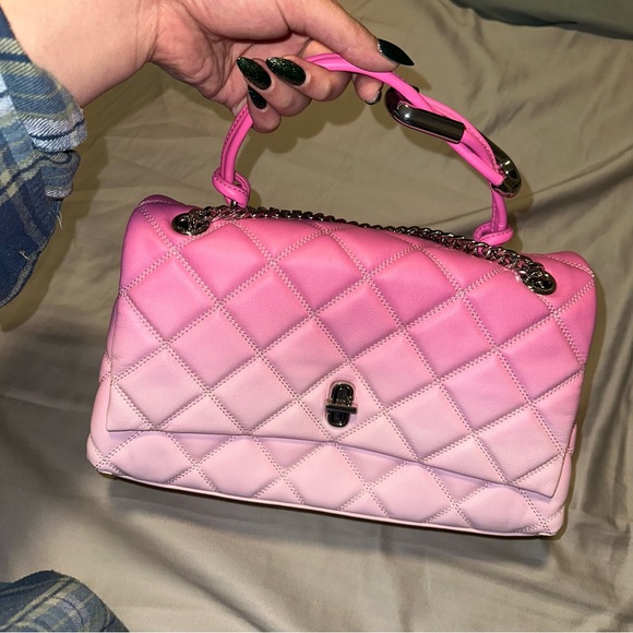 Marc Jacobs Pink Ombre Quilted Shoulder Bag - Picture 5 of 16